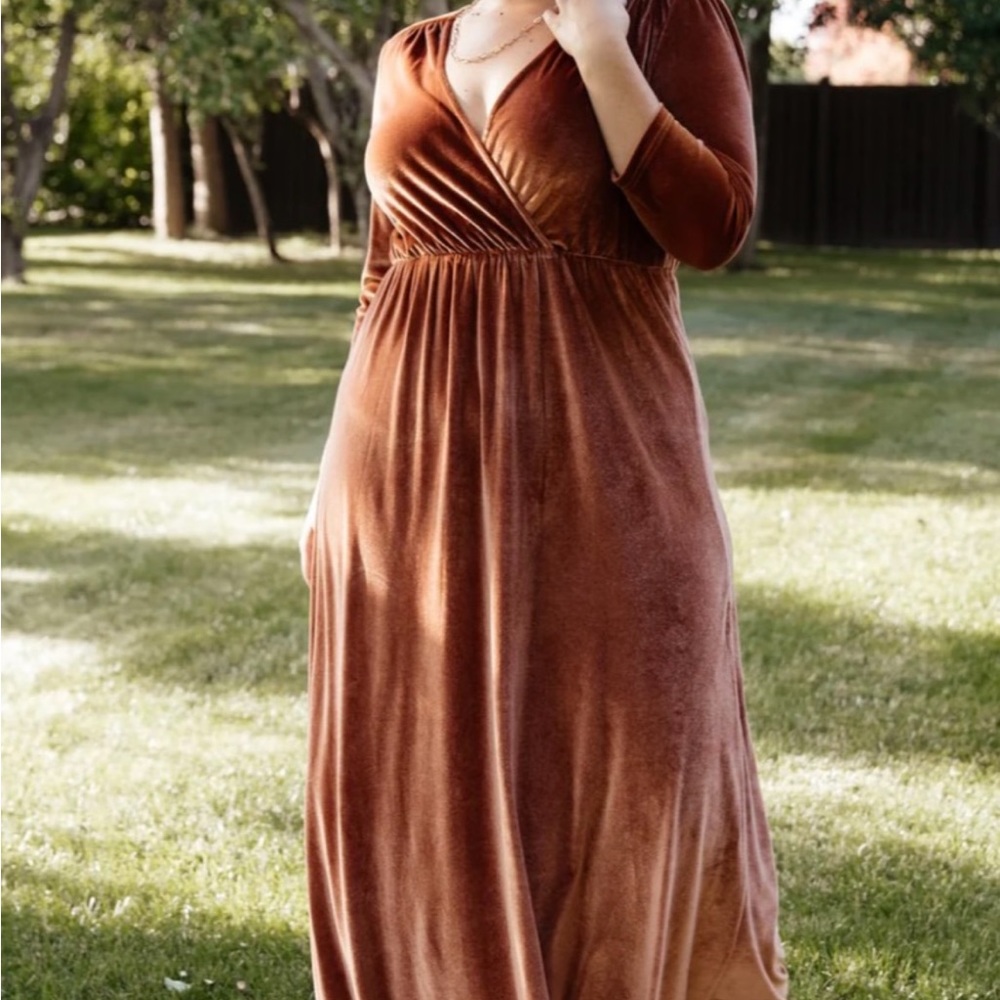 Velvet Maxi Dress